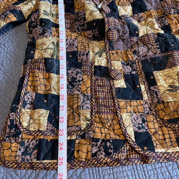 New Donna Sharp Vintage Quilted Cotton Dragonfly Jacket Size: P - Picture 8 of 11